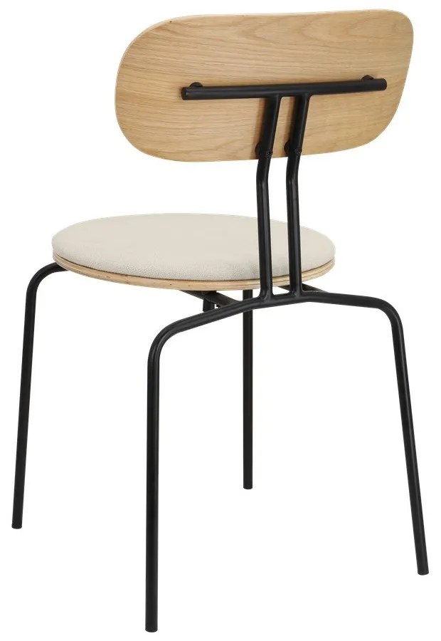 Fekete-krémszínű étkezőszék Curious – UMAGE