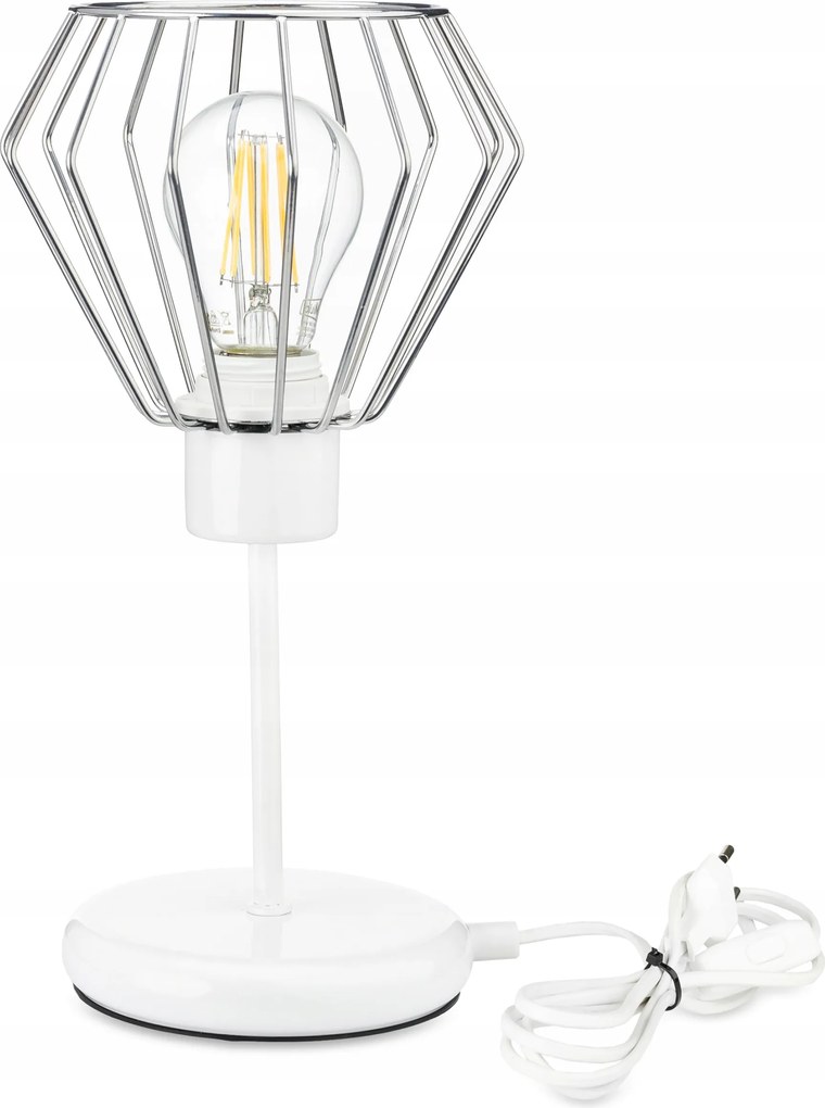 Éjjeli lámpa Loft asztali lámpa led E27 vezeték