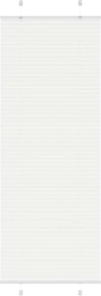 vidaXL pliszírozott redőny Fehér 80x200 cm szövetszélesség 79,4 cm