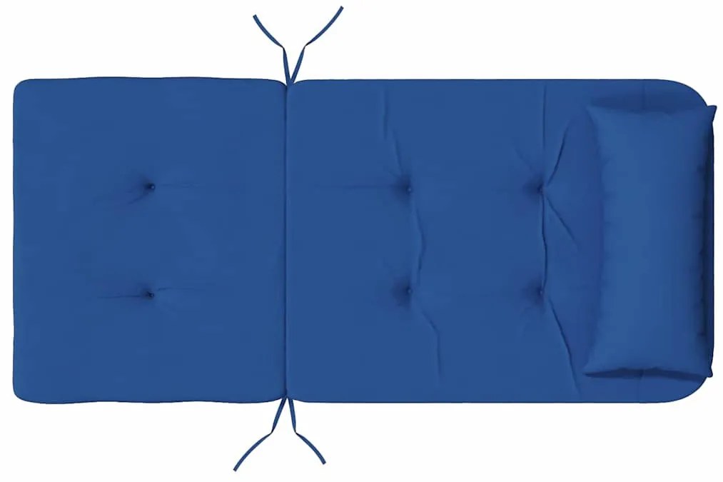 Székpárna párnával 2 pcs Kék 58 x 77 x 4.5 cm Oxford szövet