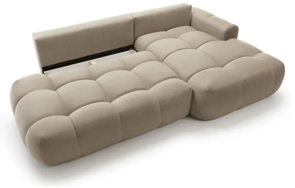 Sarokkanapé Ombre (J) (bézs + fekete) . 1100458