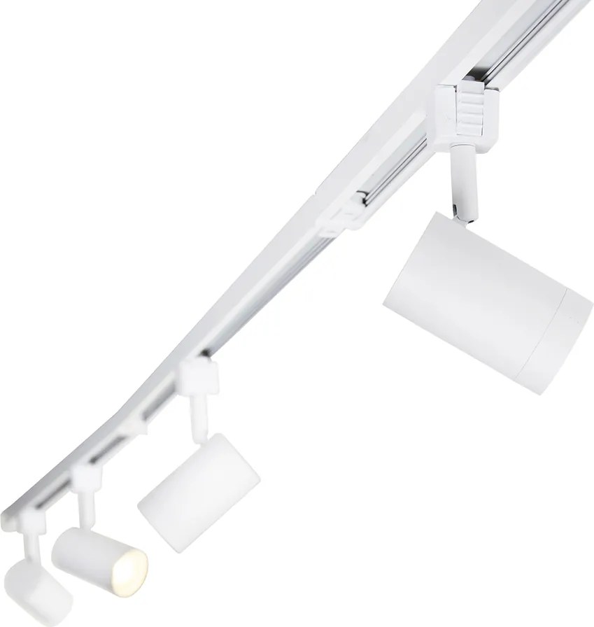 Okos 1 fázisú sínrendszer 14 spotlámpával fehér, WiFi-vel, GU10 - Jeana