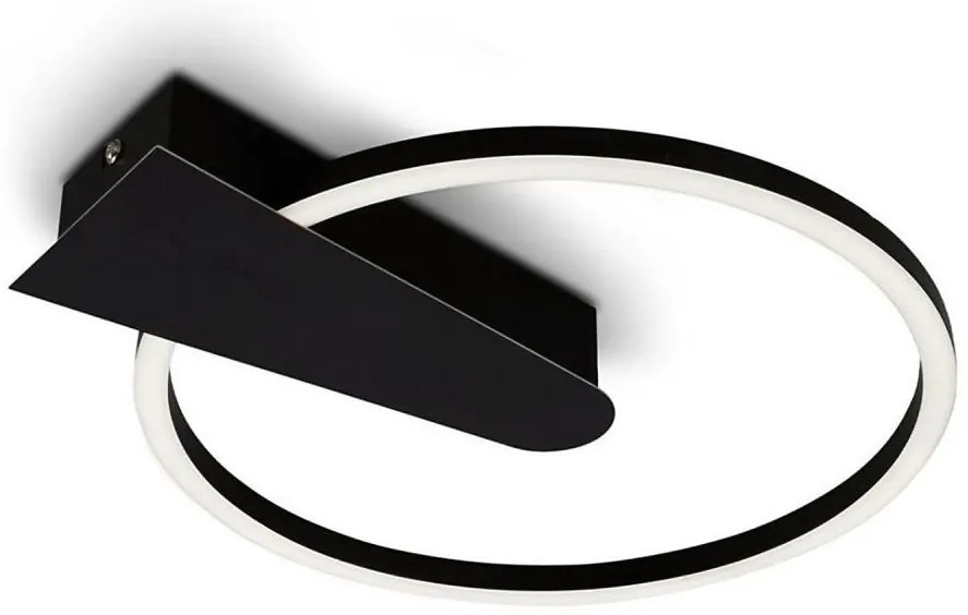 Briloner 3542-015 - NICO LED/12W/230V dimmelhető fekete mennyezeti lámpa