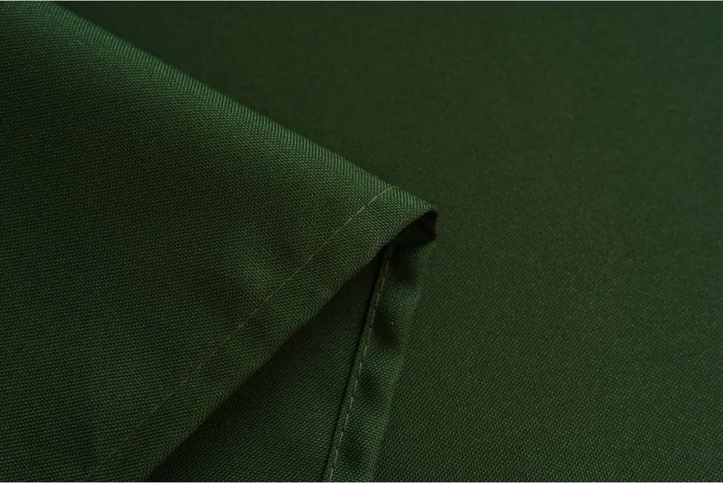 Függöny OXFORD LIGHT 140x270 cm, sötétzöld Felfüggesztés: Hullámos sínszalag