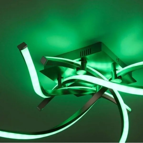 Leuchten Direkt 11995-55 - LED RGB Dimmelhető csillár SWING LED/24,4W/230V + távirányító