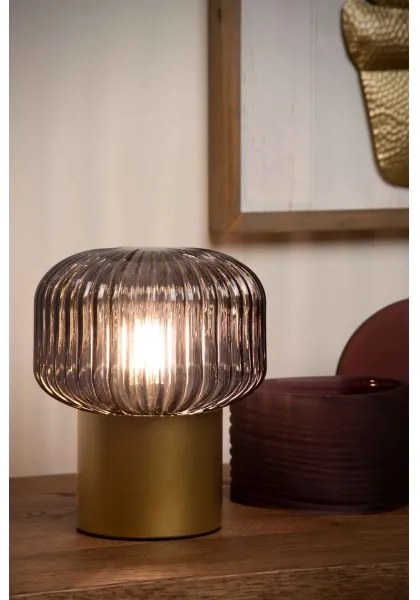 Lucide 78595/01/02 - Asztali lámpa JANY 1xE14/25W/230V arany