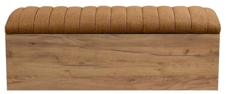 Narancssárga-natúr színű pad Oceane – Bobochic Paris