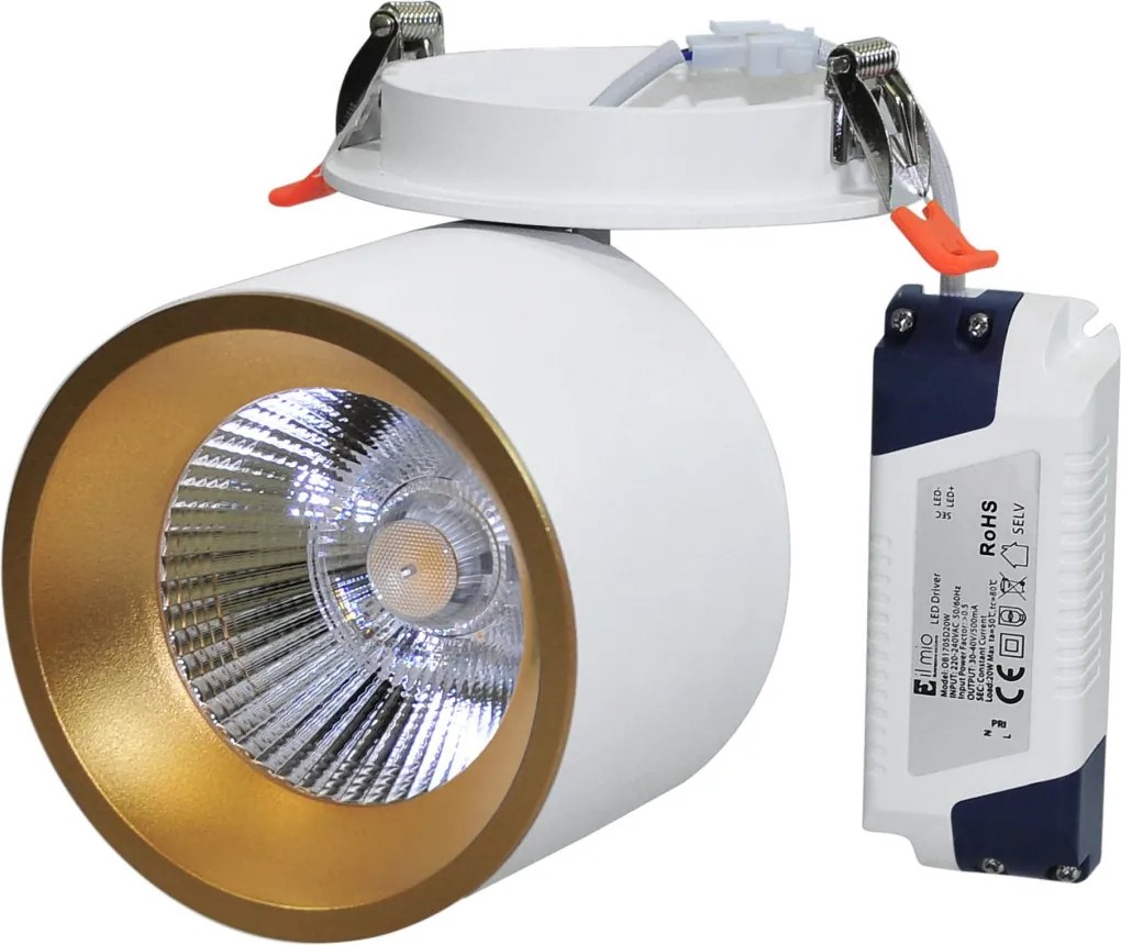 Polux HARON 309464 Beépíthető spotlámpa 20W/LED 3000K 1500LM IP20