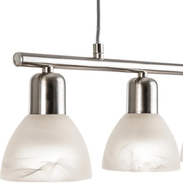 LED Csillár zsinóron DAYTONA 4xE14/5W/230V 3000K fényezett króm