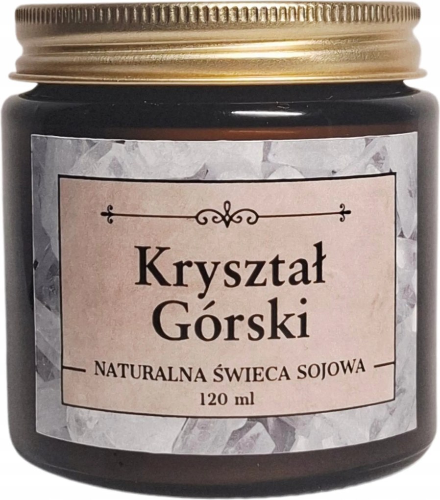 Természetes szójagyertya – Hegyikristály illat 120 ml kézzel készített