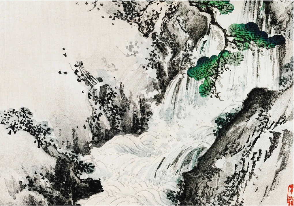 Fotótapéta Flizelin Dekoratív tapéta Természet vízesés 208x146 Ragasztó