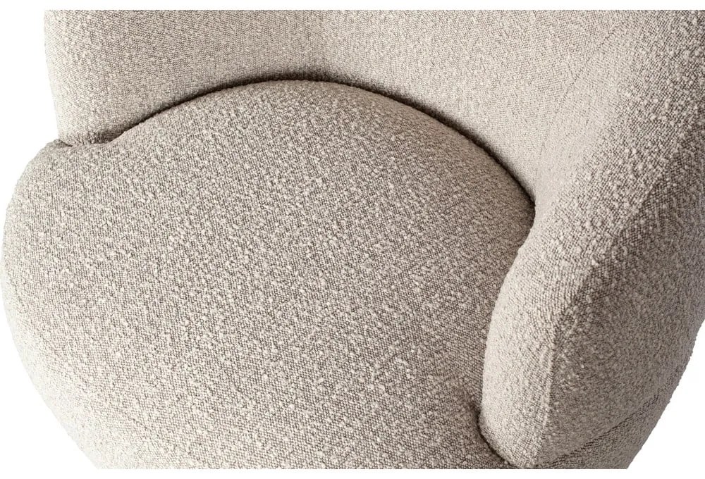 Világosszürke forgó fotel Wolly – WOOOD