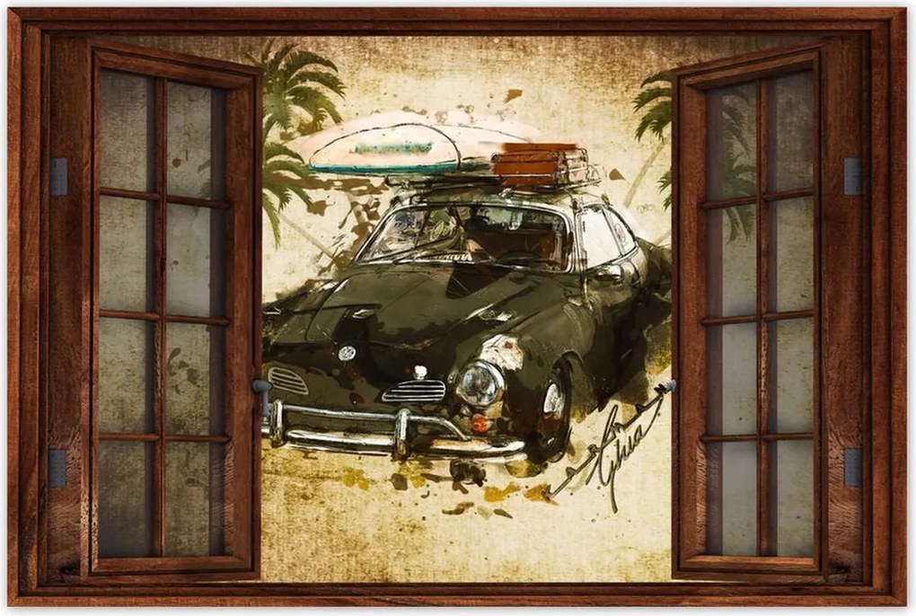 Poszterek 60x40 Volkswagen Karmann Ghia