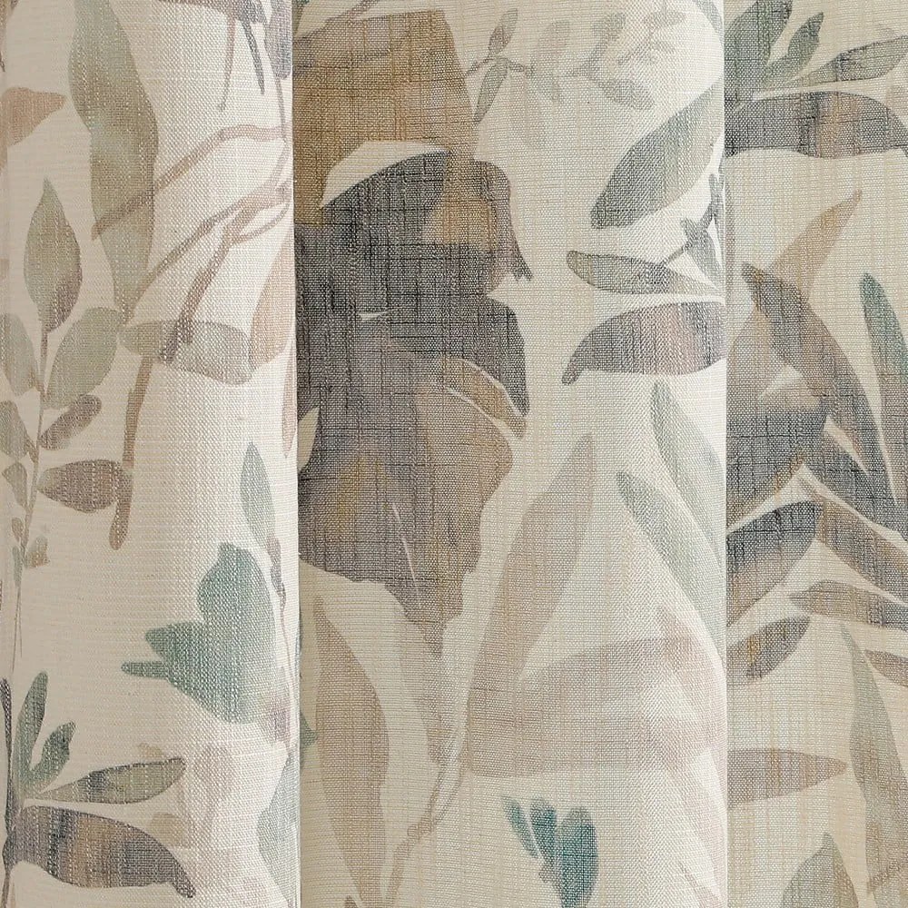 Krémszínű-szürkéskék függöny 135x250 cm Celesta – Restilo