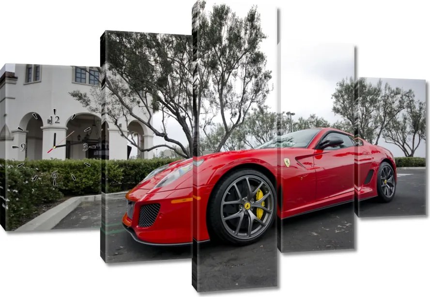 Faliórák 150x105 Piros Ferarri