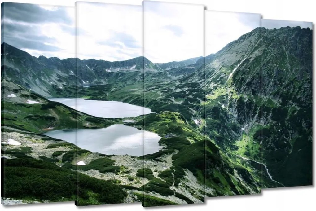 Vászonkép 150x95 Tátra-völgy 5 tó
