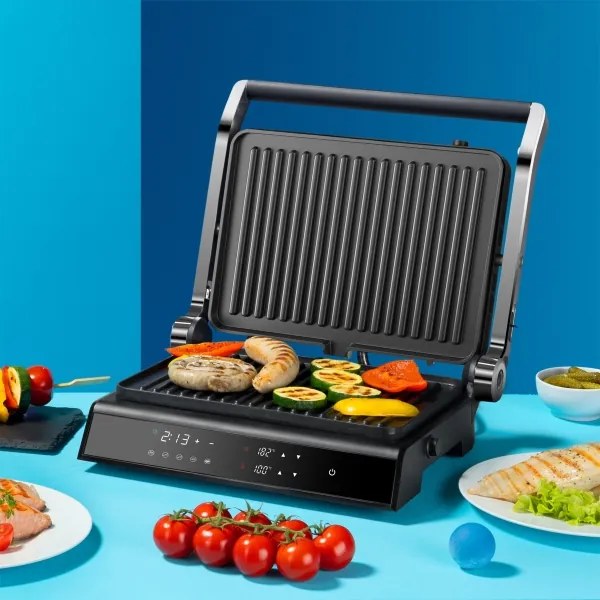 Niceboy ION Grillmaster - Kontakt grill 2000W/230V fekete/matt króm