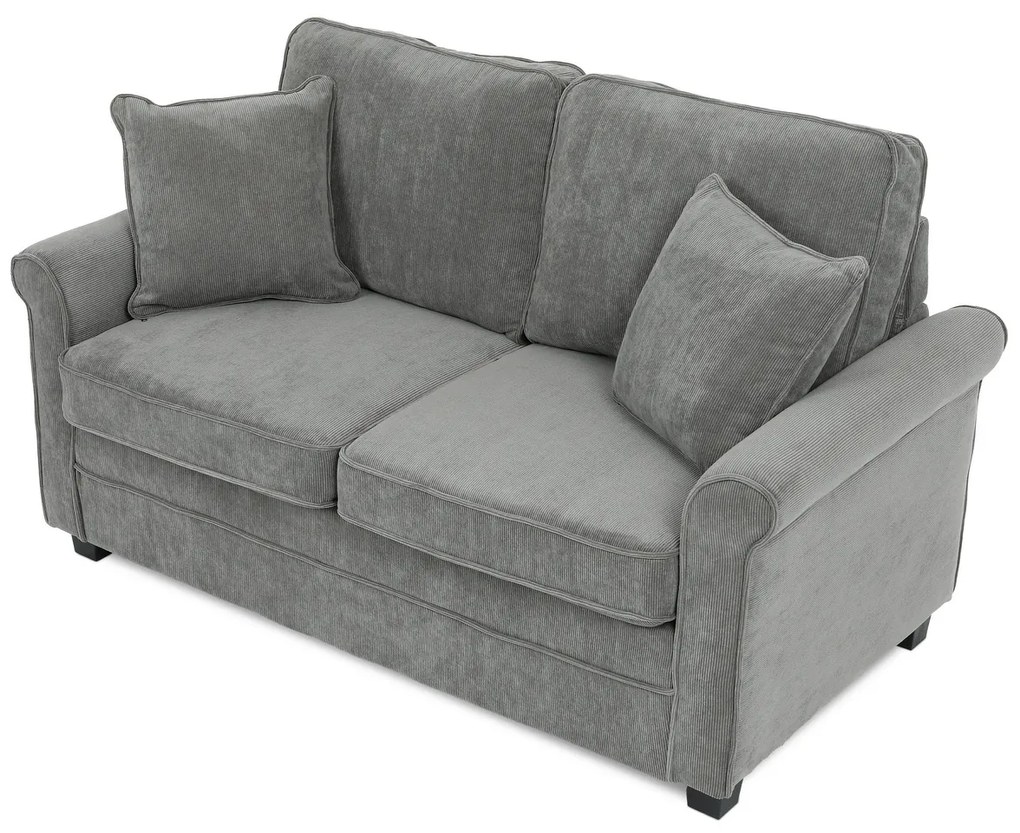 Kétüléses kanapé ASB-4170 GREY2, manžestr, szürke