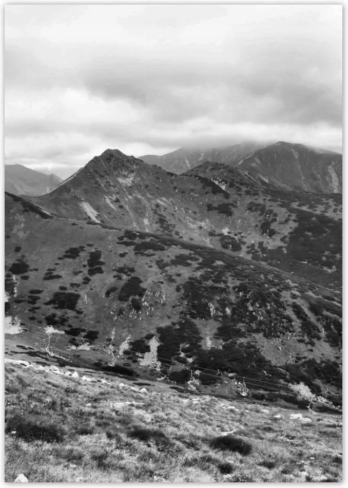 Poszterek A4 Pion Tátra Lengyel hegyek Kilátás