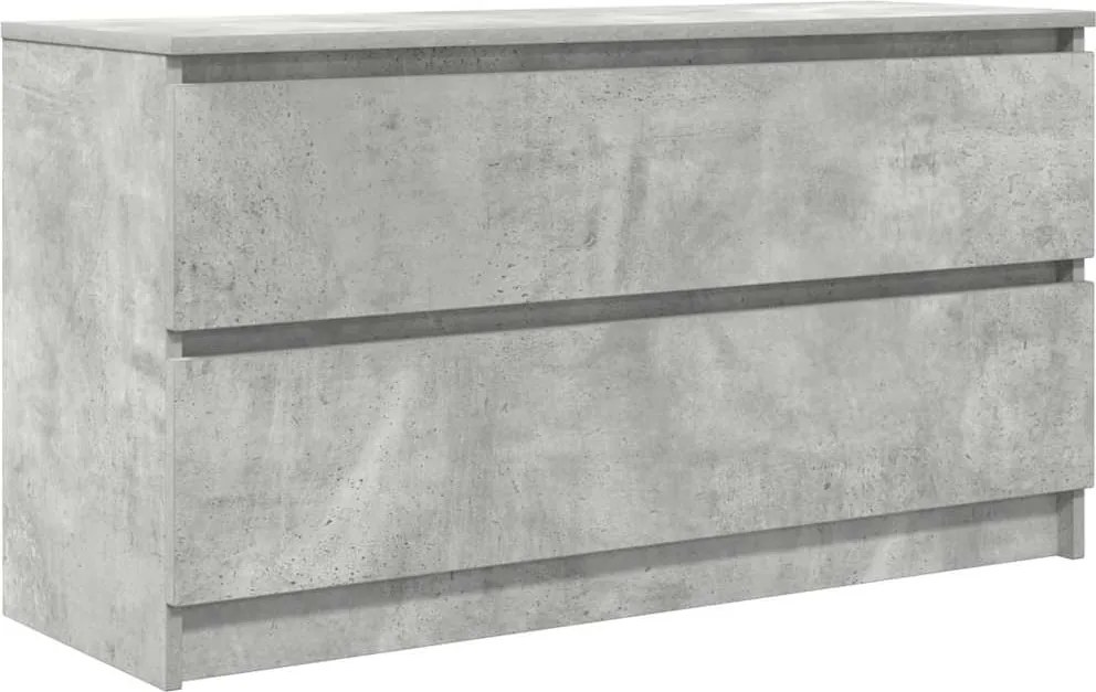 vidaXL betonszürke szerelt fa TV-szekrény 100x35x54 cm