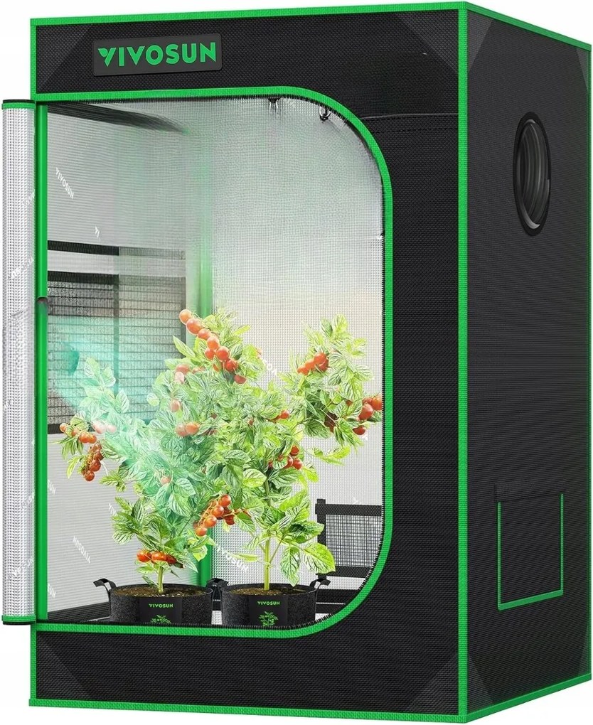 Growbox Üvegház Növénytermesztő Sátor Vivosun S223 60X60X90CM Kert Sláger