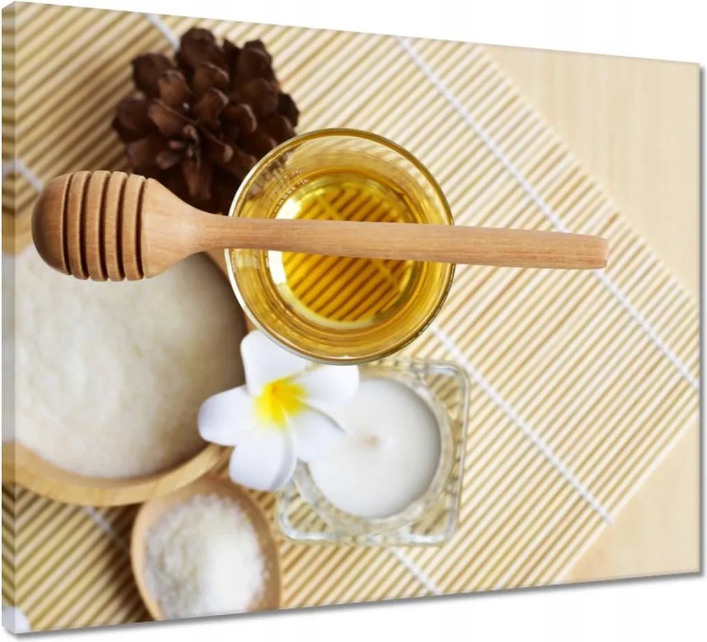 Vászonkép 50x40 Természetes kozmetikum Spa