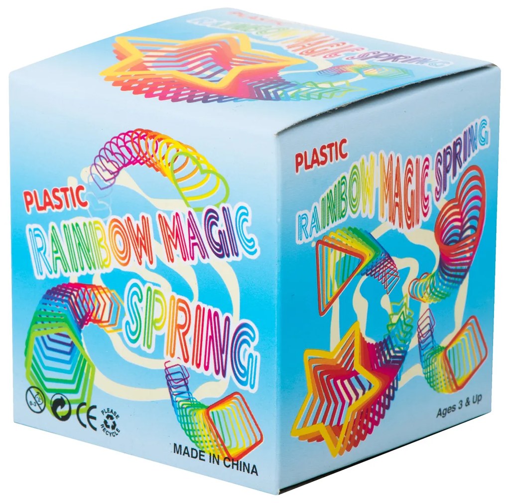 KIK Tavaszi ugró rugó Szivárvány szív, KX6327_3