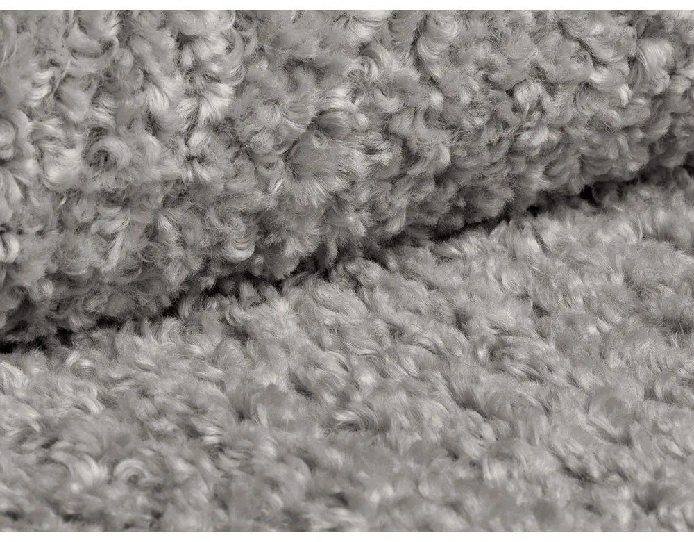 Világosszürke buklé kanapé modul (jobb oldali) Bellis – Micadoni Home