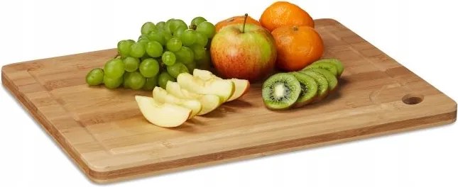 Vágódeszka gyümölcslé horonnyal nagy konyhai deszka I34