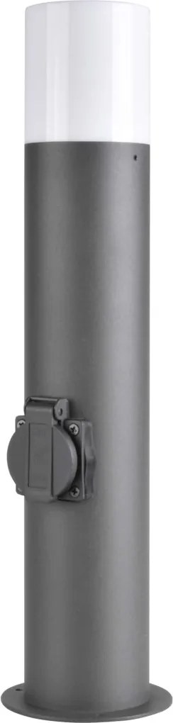 POLUX 315991 DALLAS Modern Kültéri Állólámpa Fehér, Grafit E27 IP44