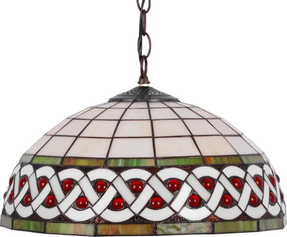 KAJA K-P162208 TIFANY Többszínű Színű Függeszték 1xE27 15W IP20