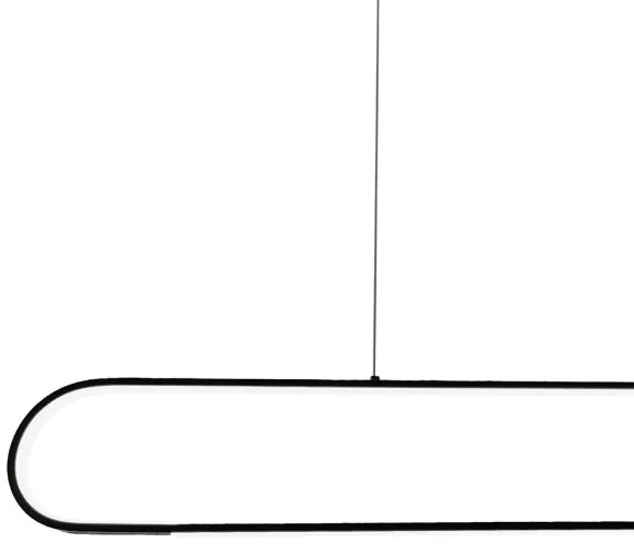 LED Csillár zsinóron FRAME LED/42W/230V fekete