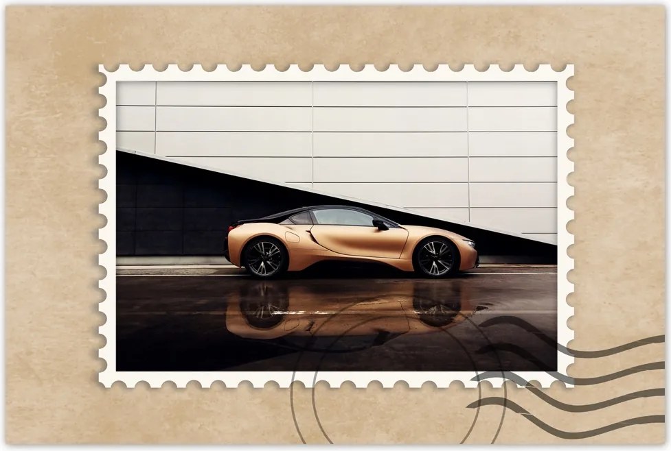 Poszterek 90x60 Arany Bmw Autó