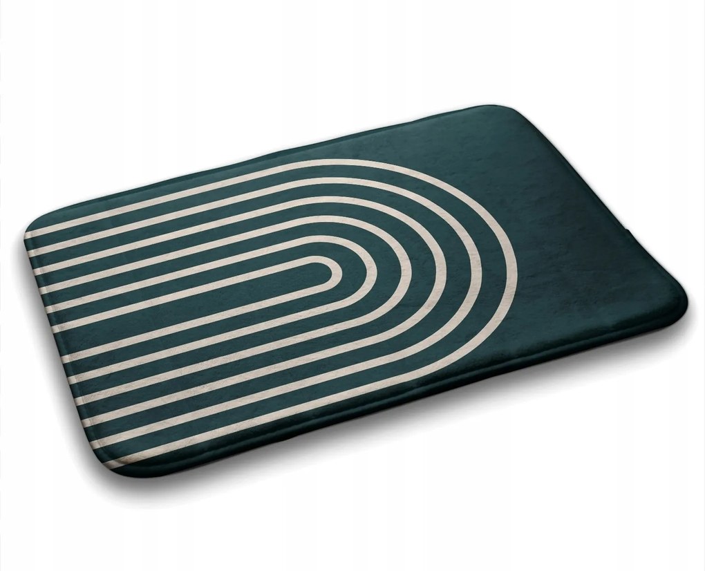 Fürdőszobaszőnyeg Geometrikus mintás 90x60 cm