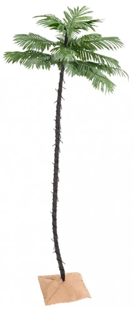 LED-es pálmafa 192 meleg fehér LED-del 300 cm