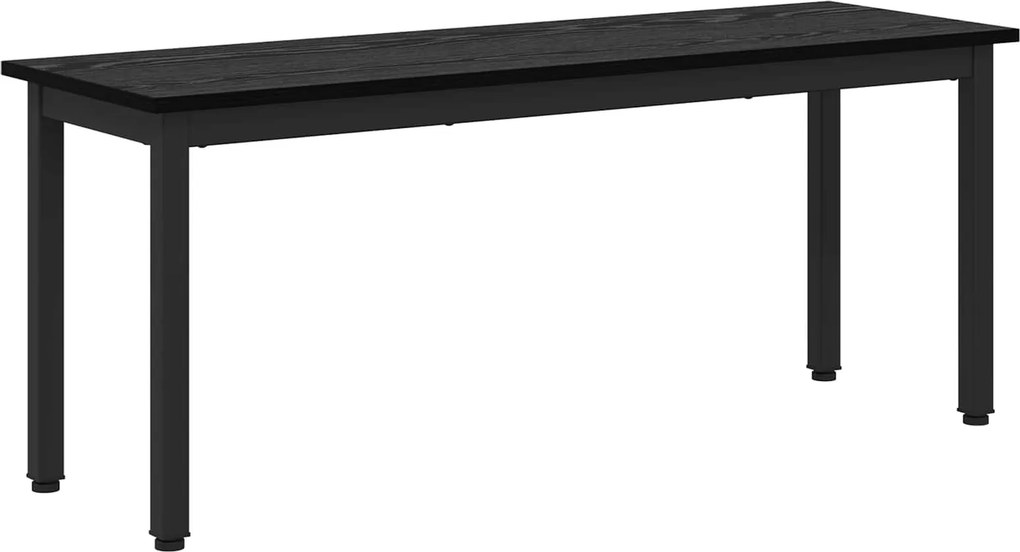 vidaXL pad Fekete tölgy 110 x 35 x 45 cm Faanyag