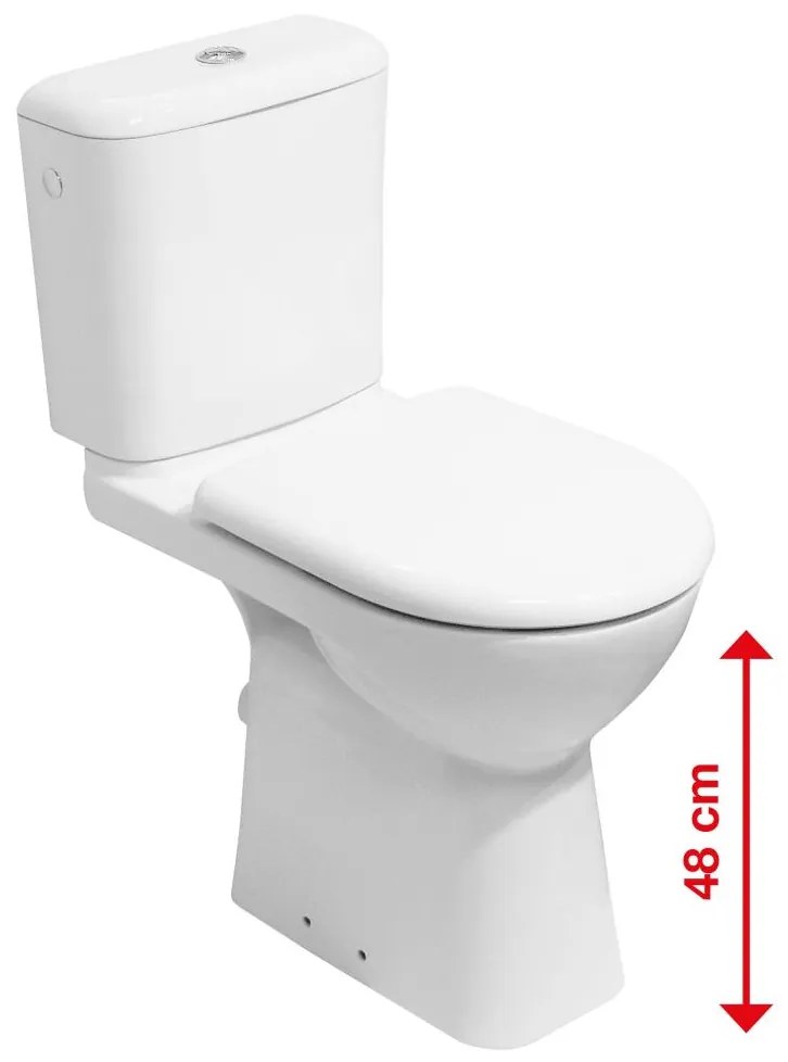 JIKA H8236160000001 - DEEP WC-csésze, kerámia, fehér