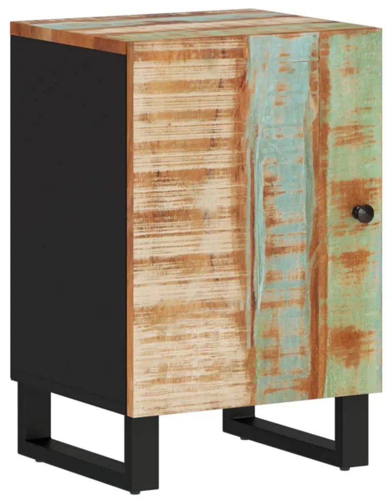 vidaXL 5 részes tömör újrahasznosított fa fürdőszobai bútorgarnitúra