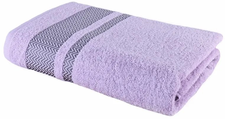 EMI Ates lila pamut fürdőlepedő 70x140 cm