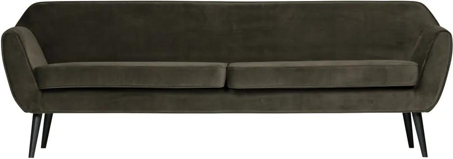 Rocco sötétzöld bársony kanapé, 230 cm - WOOOD