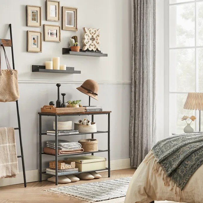 Barna MDF Cipős Szekrény. ABO-E1035 OLW