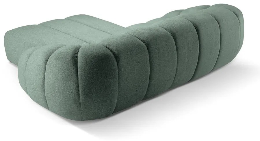 Világoszöld sarokkanapé (jobb oldali) Diana – Micadoni