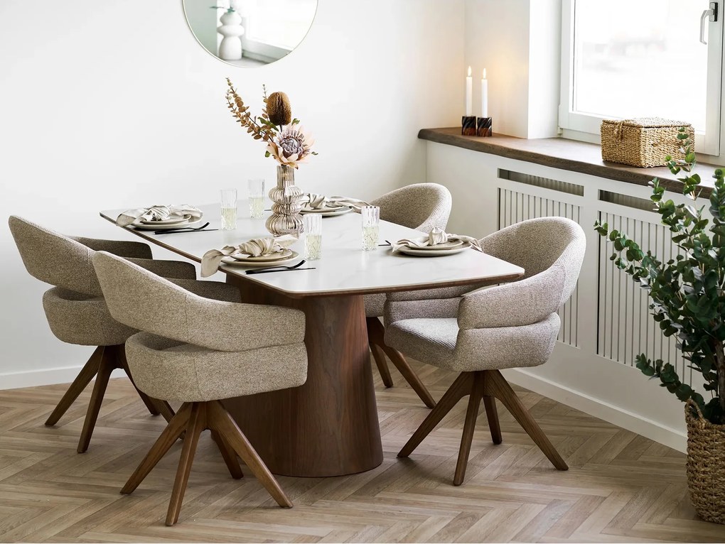 Athens és Dover étkezőgarnitúra, asztal és 4 szék - House Nordic