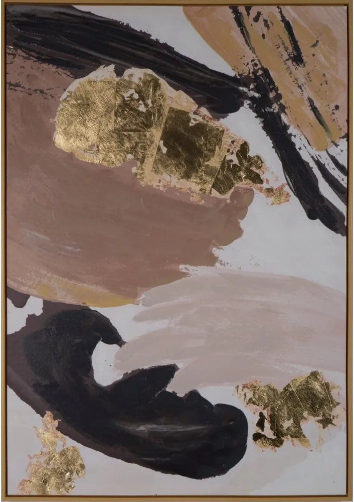 Kézzel festett absztrakt vászonkép 70X100