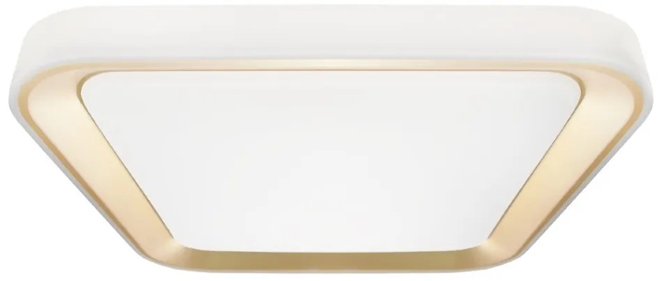 LED dimmelhető mennyezeti lámpa QUADRO LED/38W/230V 3000-6000K fehér/arany + DO