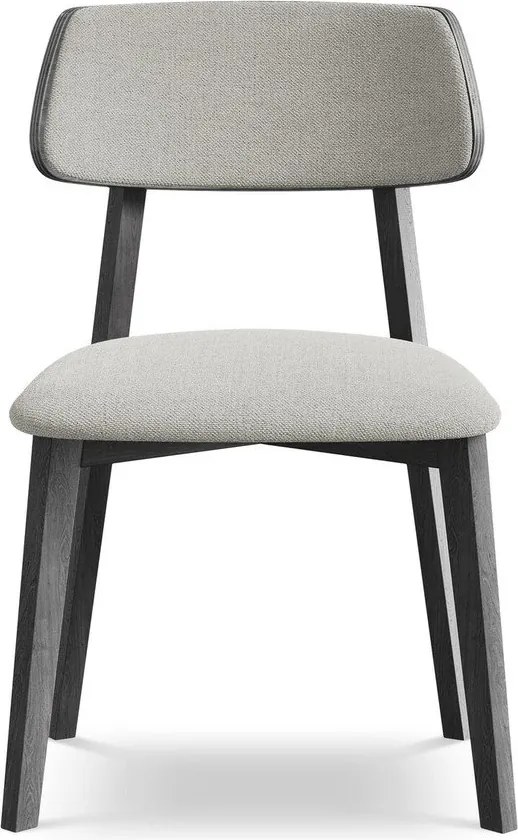 Világosszürke tömörfa étkezőszék Niu – Makamii