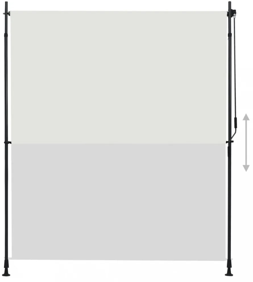 krémszínű kültéri roló 200 x 270 cm