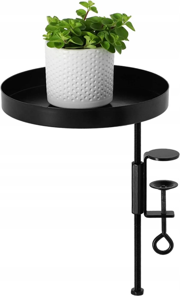 Virágágyás Ablakpárkány állvány kapoccsal Fekete virágtartó Loft