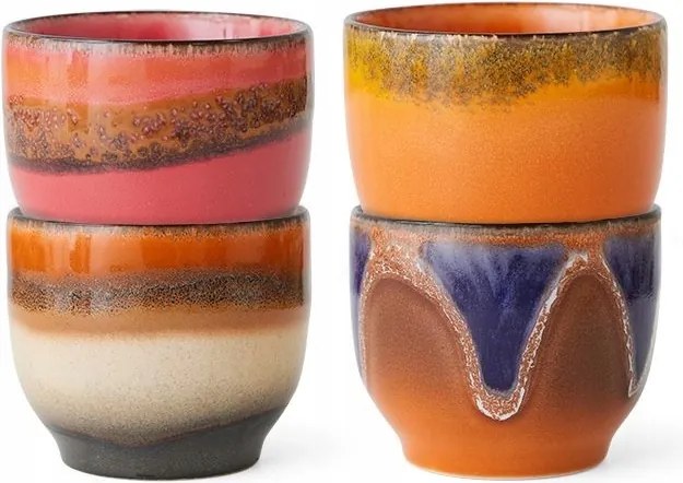 Kerámia bögre szett 70 db-os, fül nélkül, Java, HKliving