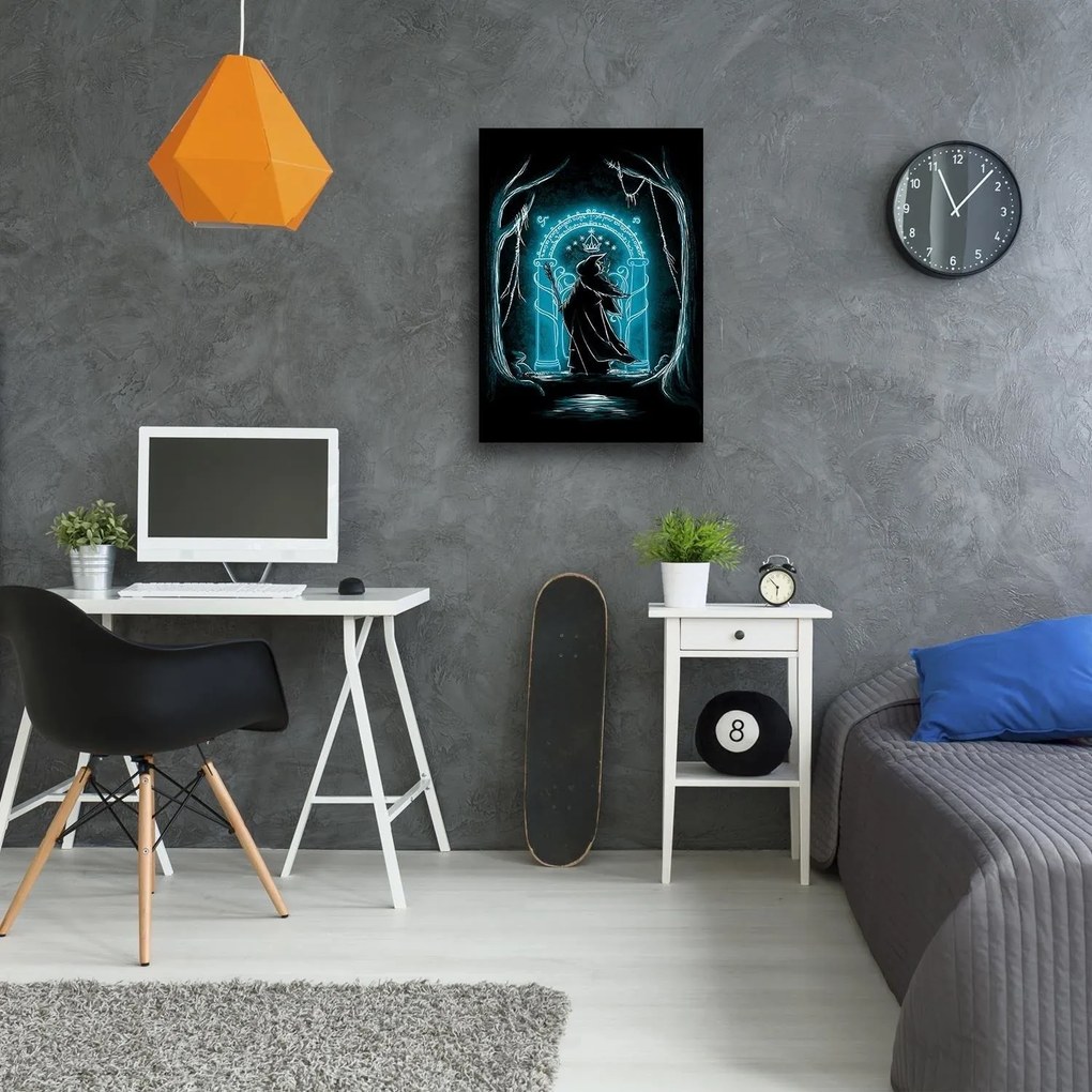 Gario Vászonkép A gyuruk Ura, varázsló az erdőben - DDJVigo Méret: 60 x 90 cm